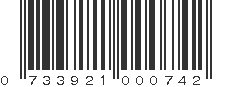 UPC 733921000742