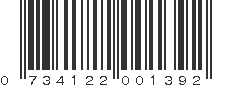 UPC 734122001392