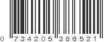 UPC 734205386521