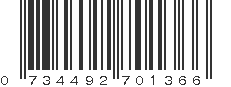 UPC 734492701366