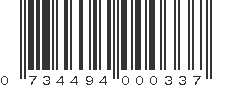 UPC 734494000337