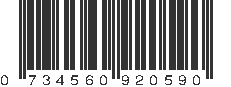 UPC 734560920590