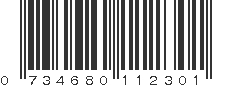 UPC 734680112301