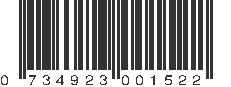 UPC 734923001522