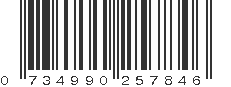 UPC 734990257846