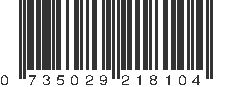 UPC 735029218104