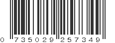 UPC 735029257349