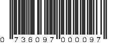 UPC 736097000097