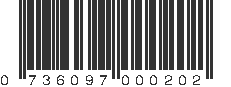 UPC 736097000202