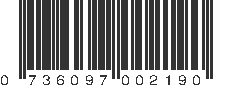 UPC 736097002190