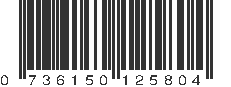 UPC 736150125804