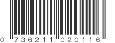 UPC 736211020116