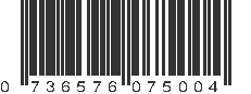 UPC 736576075004