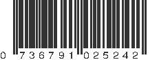 UPC 736791025242