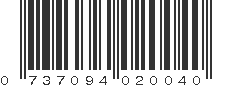 UPC 737094020040