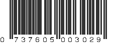 UPC 737605003029