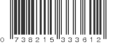 UPC 738215333612