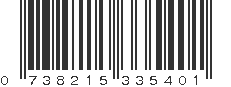 UPC 738215335401