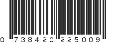 UPC 738420225009