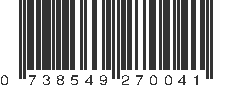 UPC 738549270041