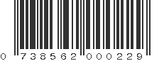 UPC 738562000229