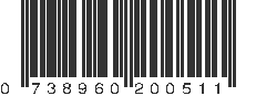 UPC 738960200511