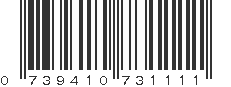 UPC 739410731111