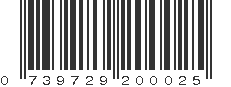 UPC 739729200025