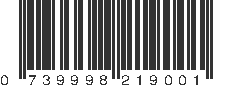 UPC 739998219001