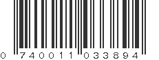 UPC 740011033894