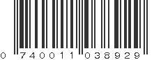 UPC 740011038929