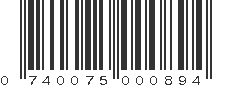 UPC 740075000894