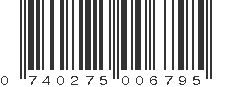 UPC 740275006795