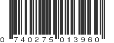 UPC 740275013960