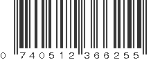 UPC 740512366255