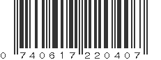 UPC 740617220407