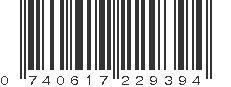 UPC 740617229394