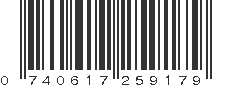 UPC 740617259179