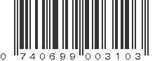 UPC 740699003103