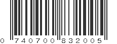 UPC 740700832005