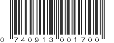 UPC 740913001700