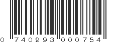 UPC 740993000754