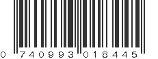 UPC 740993018445