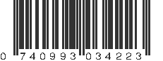 UPC 740993034223