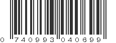 UPC 740993040699