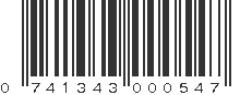 UPC 741343000547