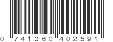 UPC 741360402591