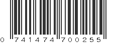 UPC 741474700255