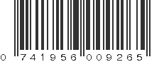 UPC 741956009265