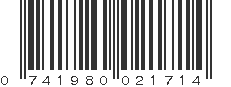 UPC 741980021714